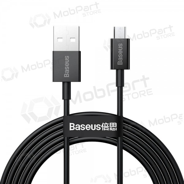 USB kabel Baseus Superior microUSB 2A 2.0m (svart) CAMYS-A01