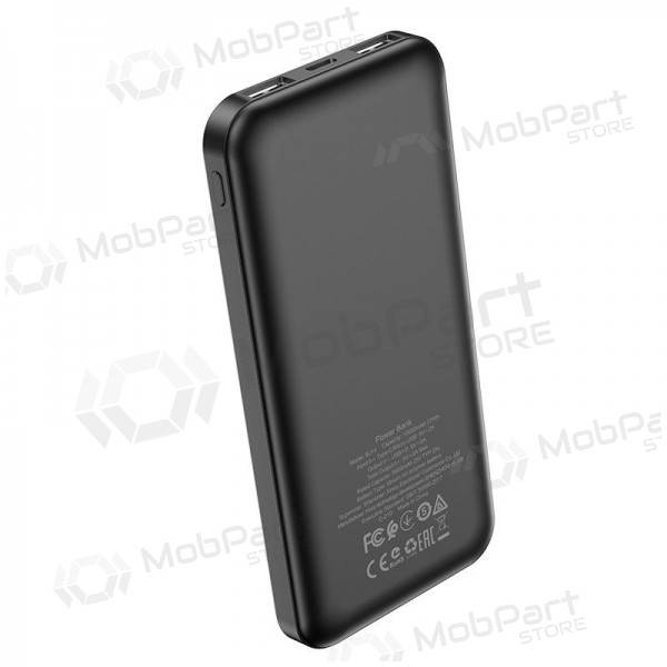 Powerbank Power Bank Borofone BJ14 Type-C microUSB 2*USB (2A) 10000mAh svart Powerbank Power Bank Borofone BJ14 Type-C microUSB 2*USB (2A) 10000mAh svart