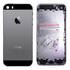 Apple iPhone 5S bakside grå (space grey) (brukt grade B, original)