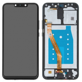 Huawei Mate 20 Lite skjerm (svart) (med ramme) (Premium)