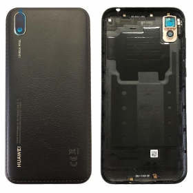 Huawei Y5 2019 bakside (svart) (Midnight Black) (brukt grade B, original)