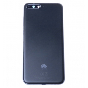 Huawei Y6 2018 bakside (svart) (brukt grade C, original)