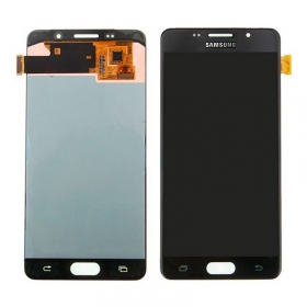 Samsung A510F Galaxy A5 (2016) skjerm (svart) (service pack) (original)