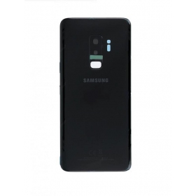 Samsung G965F Galaxy S9 Plus bakside svart (Midnight Black) (brukt grade B, original)