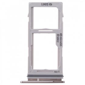 Samsung Galaxy S10e / S10 / S10 Plus DUAL SIM kortholder (svart)
