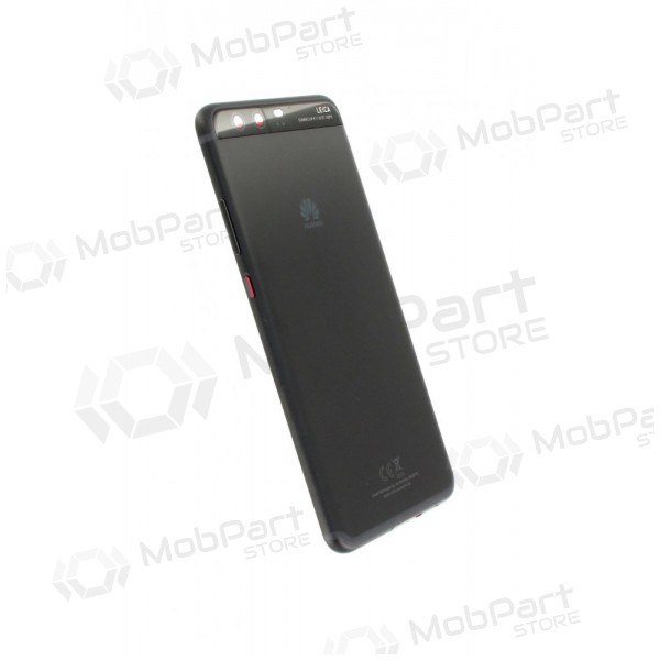Huawei P10 Plus bakside (svart) (brukt grade B, original)