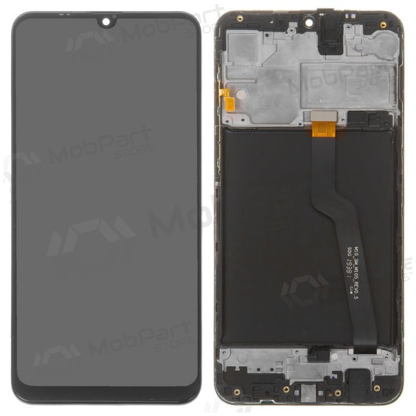 Samsung A105 Galaxy A10 (Dual SIM) skjerm (svart) (med ramme)