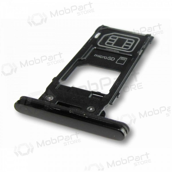 Sony H8314 Xperia XZ2 Compact SIM kortholder (svart) (original)