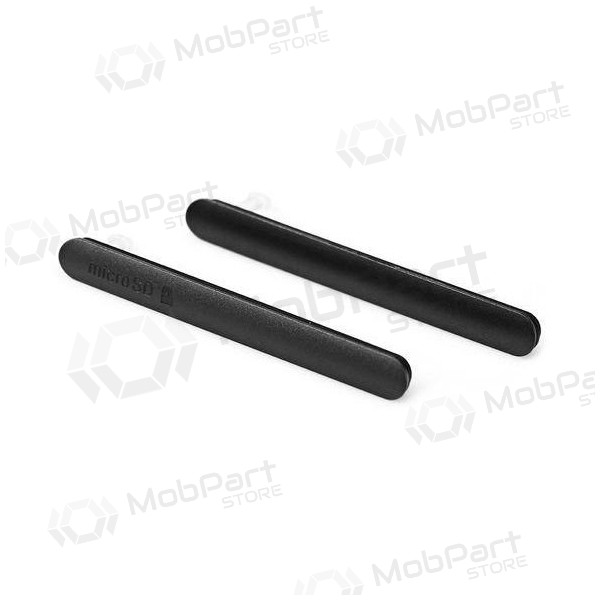 Sony Xperia Z3 D6603 microSD og microUSB side covers (svart)