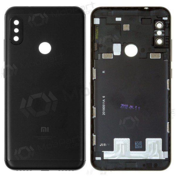Xiaomi Mi A2 Lite / Redmi 6 Pro bakside (svart)