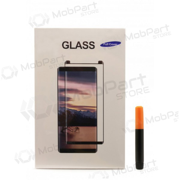 Samsung G965 Galaxy S9 Plus herdet glass skjermbeskytter M1 "5D UV Glue" Samsung G965 Galaxy S9 Plus herdet glass skjermbeskytter M1 "5D UV Glue"