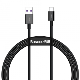 USB kabel Baseus Superior iš USB į Type-C 66W 2.0m svart CATYS-A01