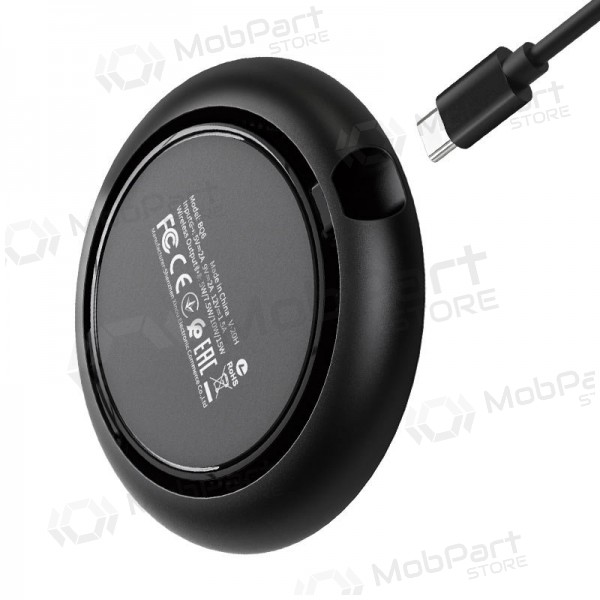 Lader trådløs Borofone BQ6 QC3.0 (15W) (svart)