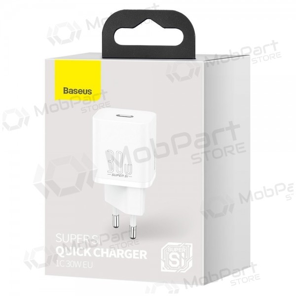 Lader buitinis Baseus Super Si 30W hvit CCSUP-J02