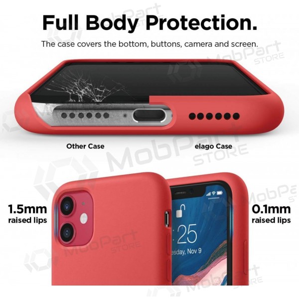Samsung Galaxy A27 deksel - Liquid Silicone - 1.5mm rød