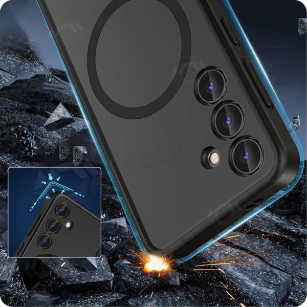 Samsung Galaxy S25+ deksel -Reach Matte MagSafe- (svart)