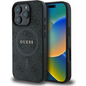 Apple iPhone 16 Pro deksel - Guess PU Leather 4G Colored Ring MagSafe