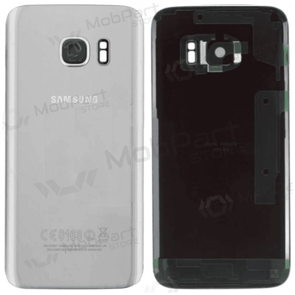 Samsung Galaxy S7 bakdeksel (sølv) (original)