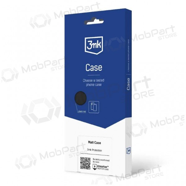 Apple iPhone 15 Plus deksel - 3MK Matt Case (svart)