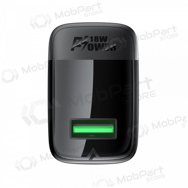 Lader Acefast A90 18W USB-A svart