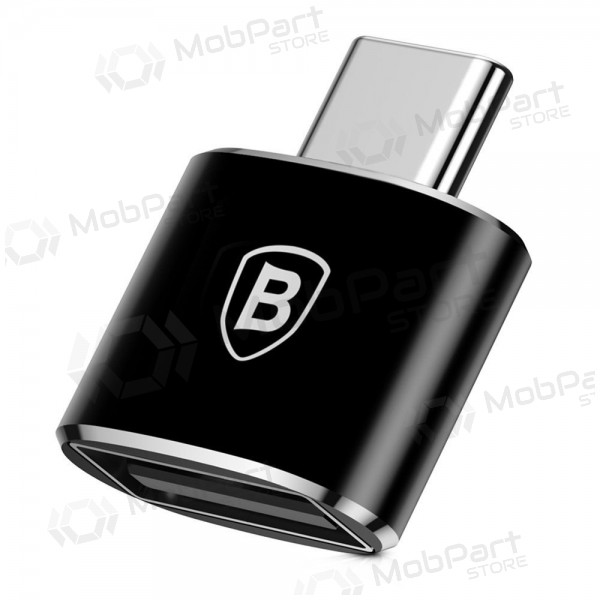 Adapter Baseus USB-A to Type-C OTG svart CATOTG-01