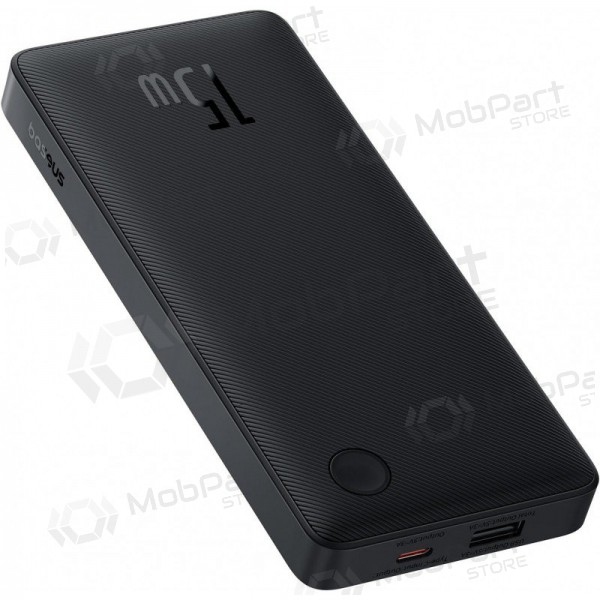 Powerbank Power Bank Baseus Airpow Lite 15W 10000mAh svart P10067500123-00 Powerbank Power Bank Baseus Airpow Lite 15W 10000mAh svart P10067500123-00