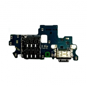 Samsung A566 Galaxy A56 5G ladekontakt og mikrofon med flex (service pack) (original)
