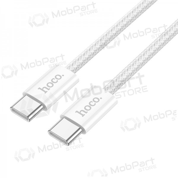 USB kabel Hoco X104 60W USB-C to USB-C 2.0m hvit