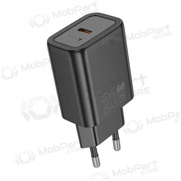 Telefonlader Hoco N60 20 W GaN USB-C svart