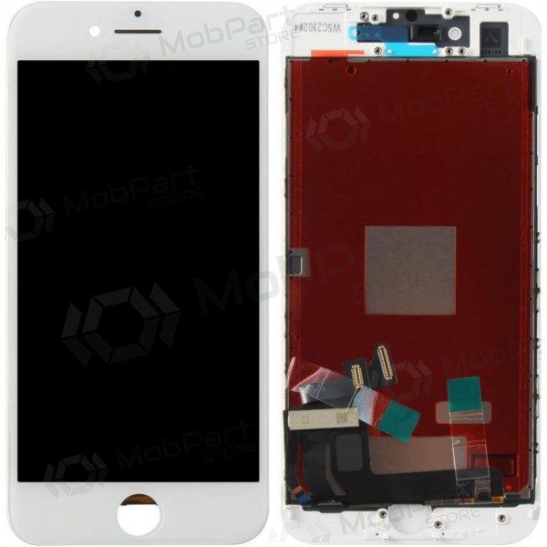 Apple iPhone 8 / SE 2020 skjerm (hvit) (refurbished, original)