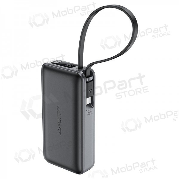 Powerbank Power Bank Acefast M7-10000 PD30W With Cable 10000mAh svart