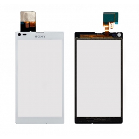 Sony Xperia L C2104 S36 / Xperia L C2105 S36h berøringssensitivt glass (hvit)