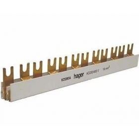 Isolert samleskinne Hager KDN180A (1P, 12 moduler, 16mm²)