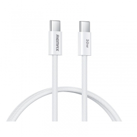 USB kabel Remax RC-C010 USB-C to USB-C 30W 1.0m hvit