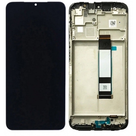 Xiaomi Redmi 9T / Redmi Note 9 4G 2021 skjerm (svart) (med ramme) (service pack) (original)