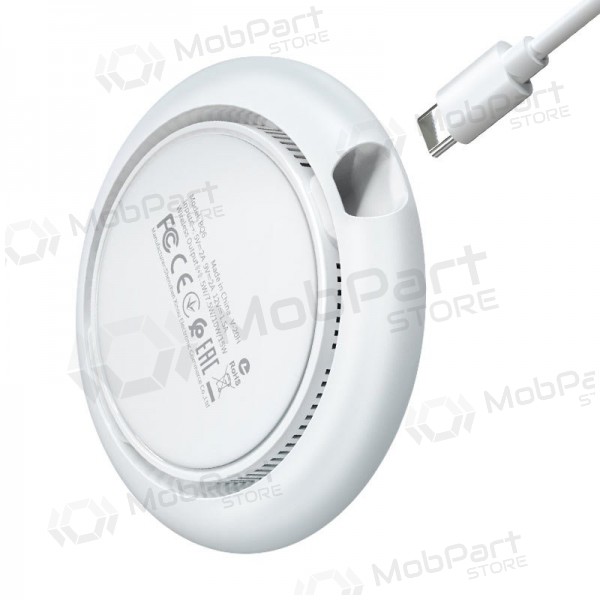Lader trådløs Borofone BQ6 QC3.0 (15W) (hvit)