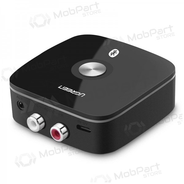 Bluetooth adapter imtuvas Ugreen CM106 2xRCA/AUX Bluetooth 5.1 svart