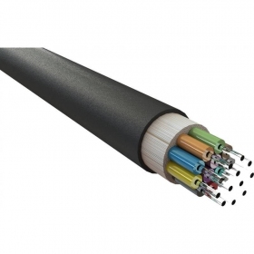 Optisk kabel EXCEL 200-157 12 fibre multi mode OM3 50/125 LSZH CPR Cca uv-bestandig 1000 N.