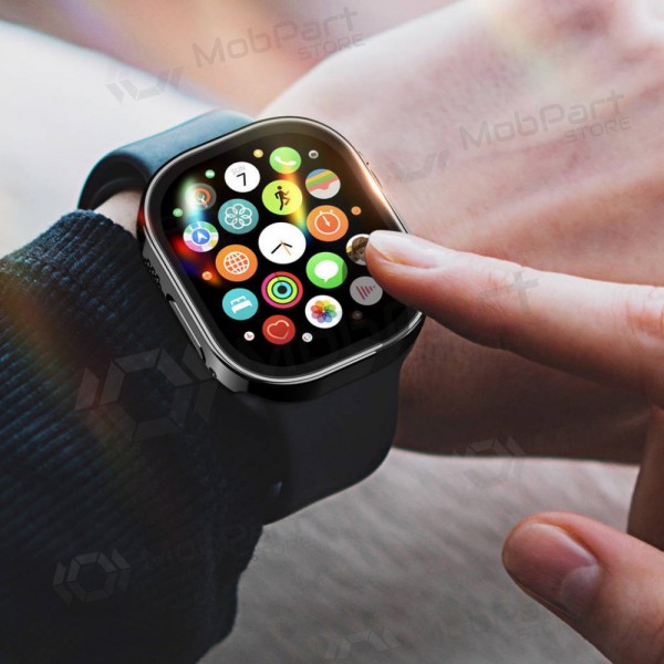 Apple Watch Ultra 49mm LCD skjermbeskytter / deksel - Dux Ducis Hamo (svart)