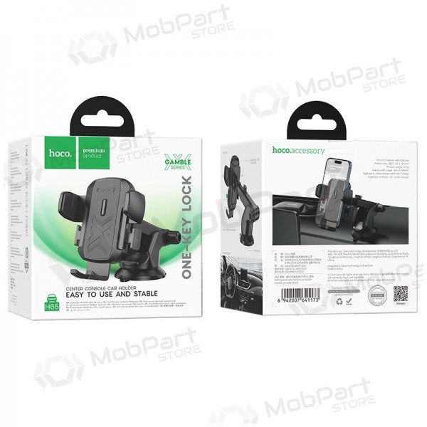 Mobilholder Hoco H65 (dashboard) svart