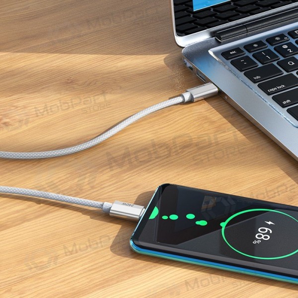 USB-C-kabel Hoco U134 USB-C til USB-C 1.8 m 240 W svart