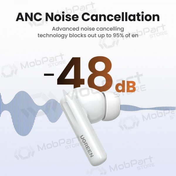 Trådløse hodetelefoner Ugreen WS200 HiTune T6 Active Noise-Cancelling Earbuds