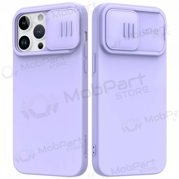 Apple iPhone 15 Pro Max deksel „Nillkin Silicone“ (šviesiai lilla)