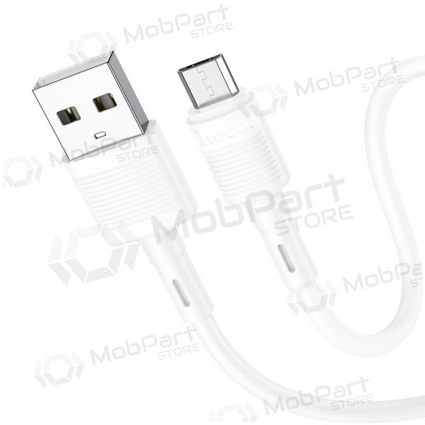 Micro USB-kabel Hoco X83 USB-A til Micro USB 1 m hvit