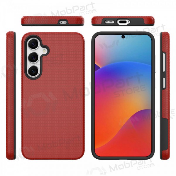 Deksel / etui Perfectionists Triangle Case Samsung A366 A36 5G rød Deksel / etui Perfectionists Triangle Case Samsung A366 A36 5G rød