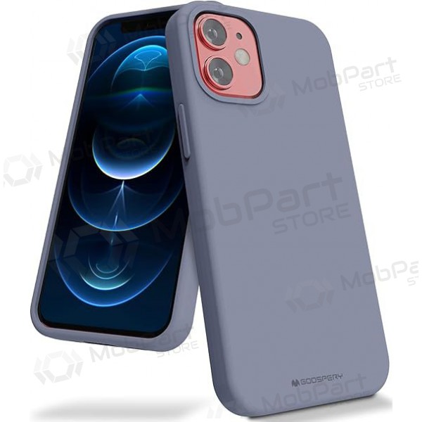 Apple iPhone 11 Pro Max deksel Mercury - Silicone Case (lavendelgrå)