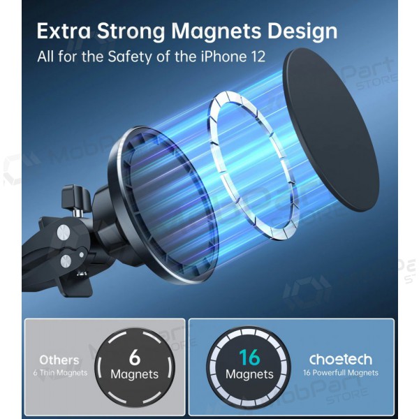 Mobilholder Choetech AT0004 svart