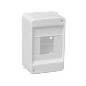 Pawbol 4 mod. virštinkinis skydelis C.2062 (be durelių,med įžeminimo gnybtais, hvit)