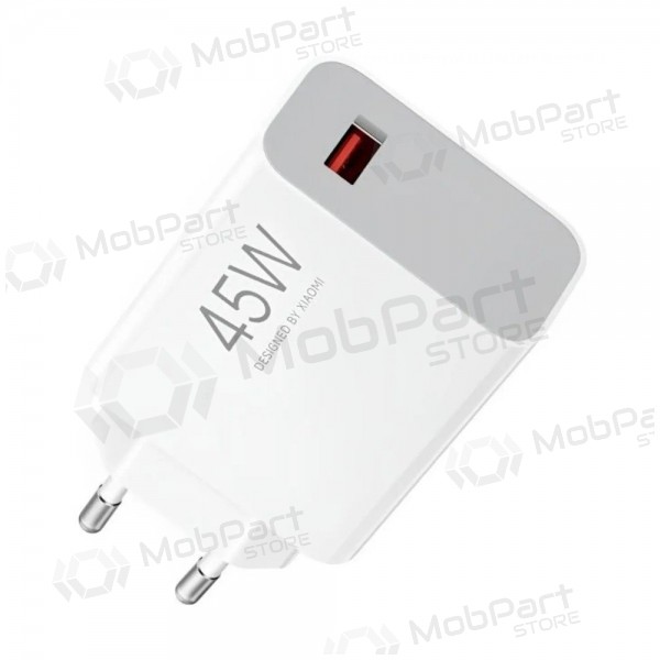 Telefonlader Xiaomi Turbo Charging Power Adapter BHR07SLEU 45 W USB-A PD hvit