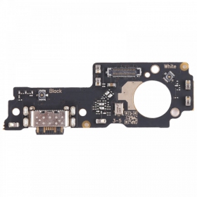 Xiaomi Poco M4 5G, M5 5G, Redmi Note 11E ladekontakt og mikrofon med flex (service pack) (original)